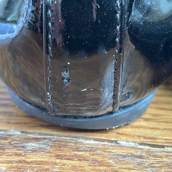 Lanvin Black Patent Leather Ballet Flats with Bow Accents, EU 40 - Picture 14 of 16